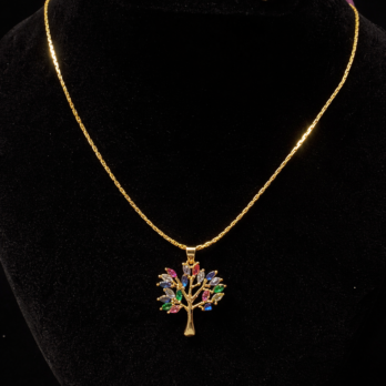 Fortune Tree Pendant & Chain