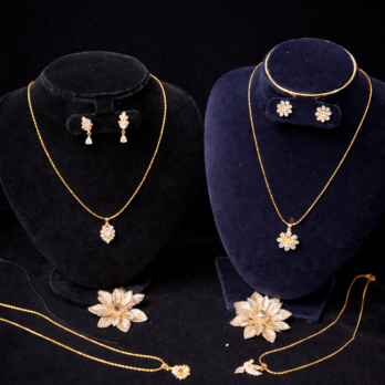 2-Set Bride-Made Combo – Dangle & Bird Pendant Set