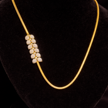 White Stone Mangalsutra Chain